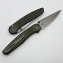 Pro-Tech Avalon Peace Neighbor w/ Knurled Green Aluminum Handle & MagnaCut PN1101-Green