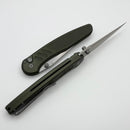 Pro-Tech Avalon Peace Neighbor w/ Knurled Green Aluminum Handle & MagnaCut PN1101-Green
