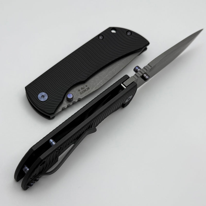 McNees Performance Machined Mac 2 3.5" Blackout Swerve w/ Purple Hardw