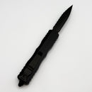 Microtech Dirac Shadow DLC Double Edge Full Serrated  225-3DLCTSH (Consignment)