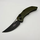 Pre-Owned Microtech Knives & Bastinelli Brachial OD Green Standard 268A-1OD