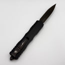 Microtech Dirac Delta Double Edge DLC Fully Serrated Signature Series 227-3DLCTS (Consignment)