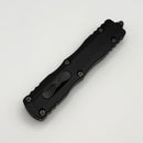 Microtech Dirac Delta Double Edge DLC Fully Serrated Signature Series 227-3DLCTS (Consignment)
