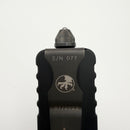 Microtech Dirac Delta Double Edge DLC Fully Serrated Signature Series 227-3DLCTS (Consignment)