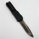 Heretic Knives Colossus Black Friday Special Black Handle w/ Heretic Green Hardware & DLC Recurve Magnacut H042-6A-BFS (Consignment)