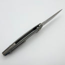 Bestech Dolphin Green/Blue Titanium Handles w/ Stonewash S35VN (Consignment)