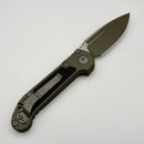 Pre-Owned Microtech Knives LUDT Gen III Cerakote Moss Green Drop Point 1135-1MG-C21Z13