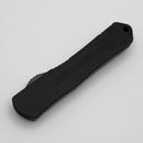 Heretic Knives Manticore S Black Handles & Two Tone Battleworn Black Elmax Recurve H025-10A