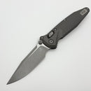Factory Blem Microtech Socom Ram-Lok w/ Natural Clear Aluminum Frag Handles & Apocalyptic S/E M390MK 160RL-10APFRNC