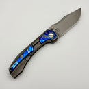 Pre-Owned Brian Brown Knives Raptor V3 w/ Bead Blast Zircuti Inlaid Integral Titanium Handle & Hand Satin Vanax Exclusive