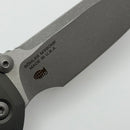 Factory Blem Microtech Socom Ram-Lok w/ Natural Clear Aluminum Frag Handles & Apocalyptic S/E M390MK 160RL-10APFRNC