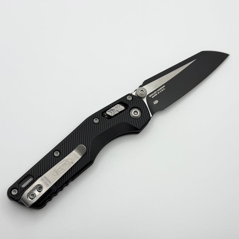 Factory Blem Microtech MSI RAM LOK Mini Black Fluted Aluminum Handles