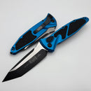 Microtech Socom Elite Auto w/ Blue Handles & Black Tanto 161A-1BL
