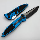 Microtech Socom Elite Auto w/ Blue Handles & Black Tanto 161A-1BL