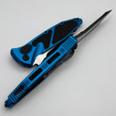 Microtech Socom Elite Auto w/ Blue Handles & Black Tanto 161A-1BL