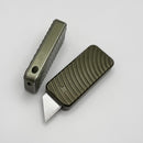 Rivery Manufacturing Zero Original Worn OD Green Pattern Aluminum w/ Changeable Razor Blade