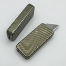 Rivery Manufacturing Zero Original Worn OD Green Pattern Aluminum w/ Changeable Razor Blade