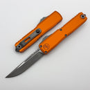 Microtech UTX-70 Gen IV w/ Orange Handle & Apocalyptic S/E M390MK 11484-10APOR