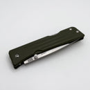 Medford 1881 Knife Works Route 66 w/ OD Green G-10 Handle & Tumbled Tanto S45VN