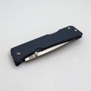 Medford 1881 Knife Works Route 66 w/ Blue Denim G-10 Handle & Tumbled Tanto S45VN