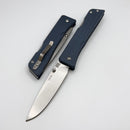 Medford 1881 Knife Works Route 66 w/ Blue Denim G-10 Handle & Tumbled Drop Point S45VN