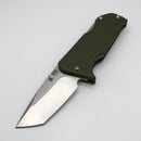 Medford 1881 Knife Works Broadway w/ OD Green G-10 Handle & Tumbled Tanto S45VN