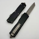 Microtech Scarab 2 Gen 3 Executive w/ Black Handle & Tanto Apocalyptic Full Serrated Stonewash M390MK 1177-12AP