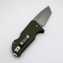 Medford 1881 Knife Works Broadway w/ OD Green G-10 Handle & Tumbled Tanto S45VN