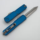 Microtech UTX-70 Gen IV w/ Blue Handle & Stonewash Spartan M390MK 12494-10BL