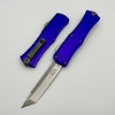 Microtech Knives Mini Hera T/E M390MK w/ Purple Handle 1704M-10PU