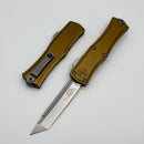 Microtech Knives Mini Hera T/E M390MK w/ Tan Handle 1704M-10TA