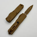 Microtech UTX-85 Gen IV w/ Cerakote Tan Handle & Tan D/E M390MK 12324-1CTA