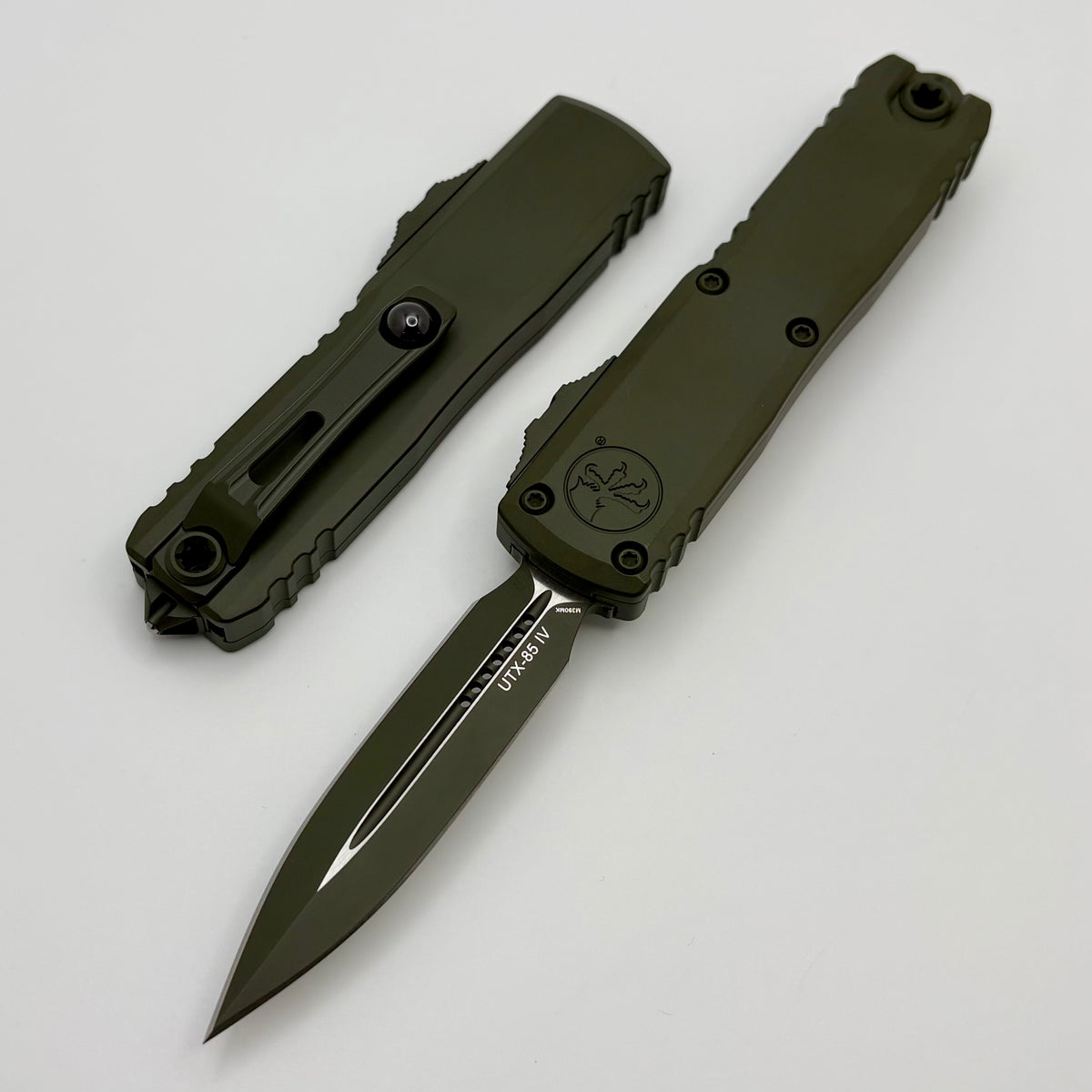 Ult Wear カーキ Microtech UTX-85 Gen IV w/ Cerakote OD Green & OD Green D/E M390MK 123