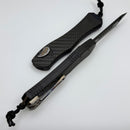 Heretic Hydra V4 w/ Carbon Fiber Handle & DLC Tanto w/ Flamed Accents H406-6A-CF/FTI