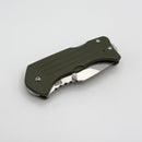 Medford 1881 Knife Works Lombard w/ OD Green G-10 Handle & Tumbled Tanto S45VN