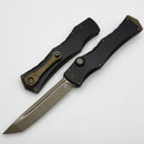 Microtech Marfione Select Halo IV Black Handle w/ Bronze Apocalyptic Tanto M390MK 1151-13APMS1