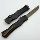 Microtech Marfione Select Halo IV Black Handle w/ Bronze Apocalyptic Tanto M390MK 1151-13APMS1