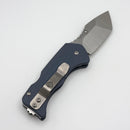 Medford 1881 Knife Works Lombard w/ Denim Blue G-10 Handle & Tumbled Tanto S45VN