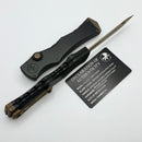 Microtech Marfione Select Halo IV Black Handle w/ Bronze Apocalyptic Tanto M390MK 1151-13APMS1