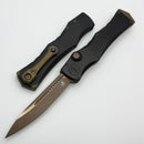 Microtech Marfione Select Halo IV Proof Run Black Handle w/ Bronze Apocalyptic Clip Point M390MK 1150-13APMS1PR