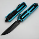 Microtech Scarab 2 Gen 3 D/E-S Tactical w/ Turquoise Handle 1180-1TQ