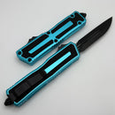 Microtech Scarab 2 Gen 3 D/E-S Tactical w/ Turquoise Handle 1180-1TQ