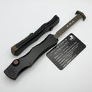 Microtech Marfione Select Halo IV Proof Run Black Handle w/ Bronze Apocalyptic Tanto M390MK 1151-13APMS1PR