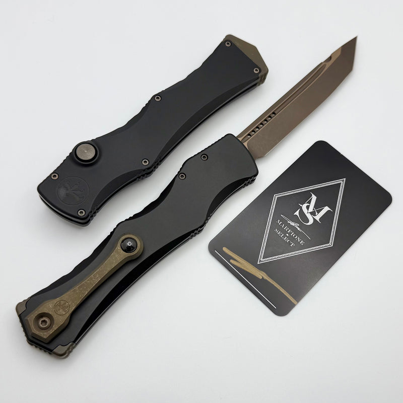 Microtech Marfione Select Halo IV Proof Run Black Handle w/ Bronze Apo