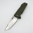 Medford 1881 Knife Works Bourbon w/ OD Green G-10 Handle & Tumbled Tanto S45VN