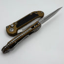 Microtech Knives LUDT Gen III Stonewash Tanto w/ Tan Handle 1136-10TA