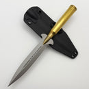 Microtech Letter Opener 300 Win Mag Brass Handle w/ D/E Bead Blast M390MK 531-7