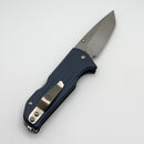 Medford 1881 Knife Works Bourbon w/ Denim Blue G-10 Handle & Tumbled Tanto S45VN
