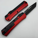 Microtech Glykon Red Handle w/ Black Tanto M390MK 185-1RD