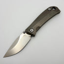 Pre-Owned Custom Knife Factory Brat w/ M398 and Titanium/ZircuTi